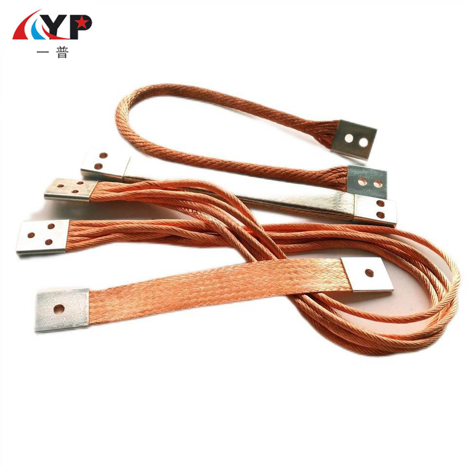 Ferrules संग तामा ब्रेडेड कनेक्टर्स